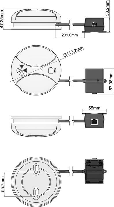 Produktbild AKCP SK60 - Rauchmelder
