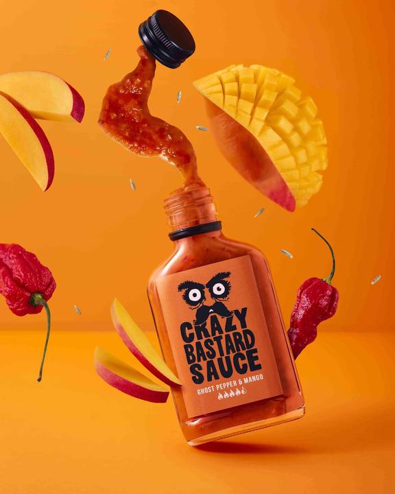 Produktbild Crazy Bastard Sauce Beliebteste Saucen 3er-Set (3 x 100 ml) - Scharfe Sauce (860 g)