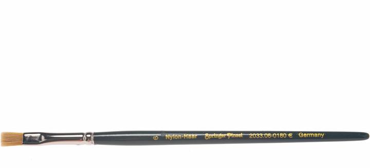 Produktbild Pinsel Gussow 2033-10 Nylon, flach