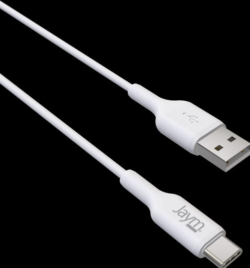 Actual product image Jaym USB to Type-C 2.4A 2M charging and data synchronisation cable (2 m, USB 3.2 Gen 1)