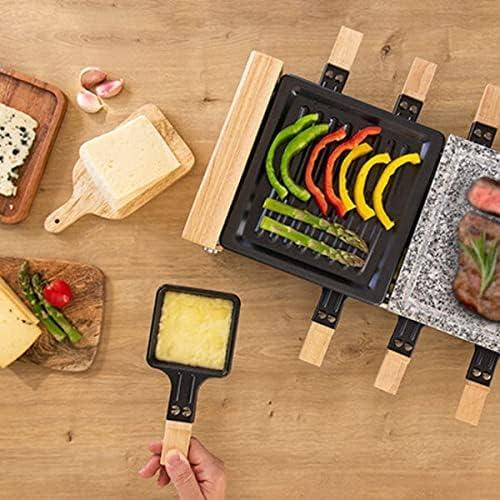 Actual product image Cecotec Raclette Cheese&Grill 8600 Wood Allstone