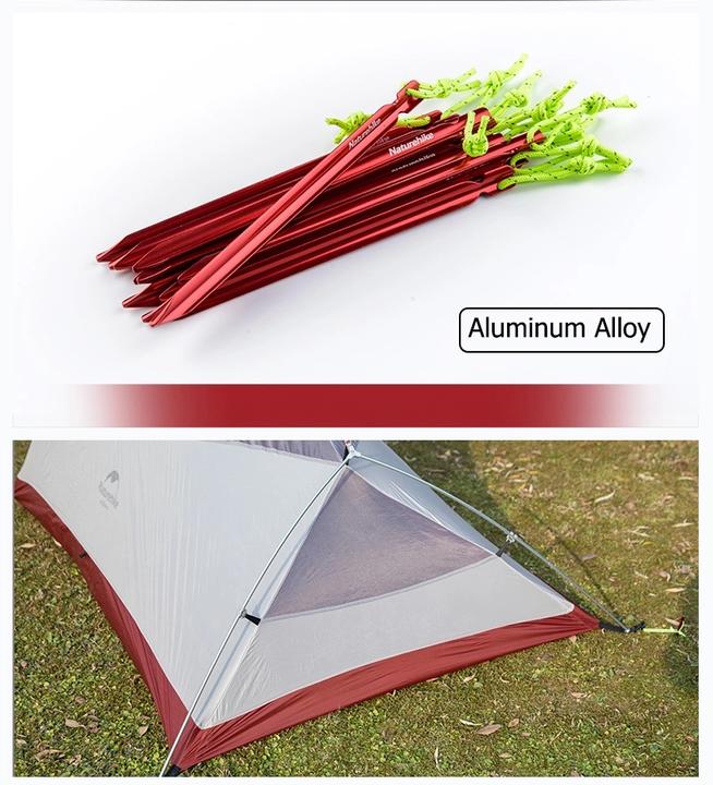 Immagine prodotto Naturehike NH17T001T Tenda Cloud Up 2 per 2 personeGrigio (Tenda, 1.80 kg, 2 persone)