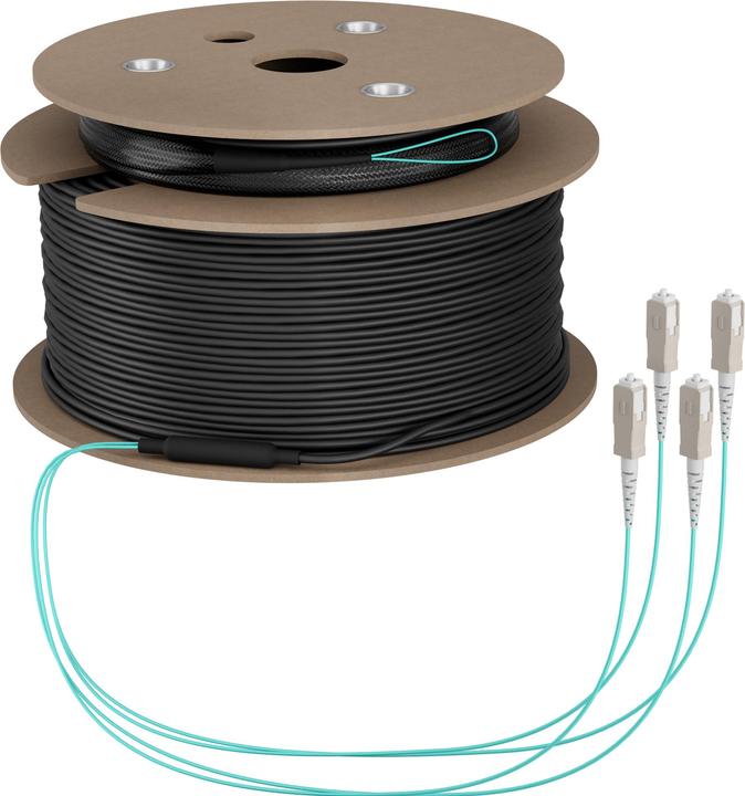 Produktbild EFB Elektronik Trunkkabel U-DQ ZN BH OM3 4G 1x4 SC-SC 70m Dca LSZH (70 m)