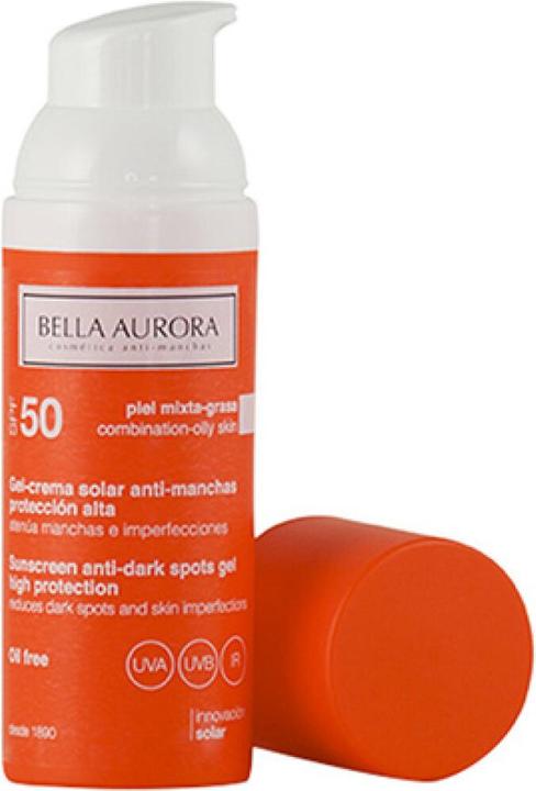 Produktbild Bella Aurora SOLAR gel anti-manchas mixta/grasa SPF50 50 ml (Sonnencreme, SPF 50, 50 ml)