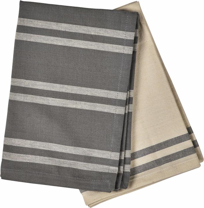 Actual product image Södahl Tea towel set Soft Tools Grey (50 x 70 cm)