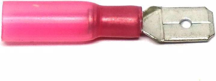 Produktbild EP Flachstecker WP 6.3 x 0.8 mm, männlich, Rot, 10 Stk.