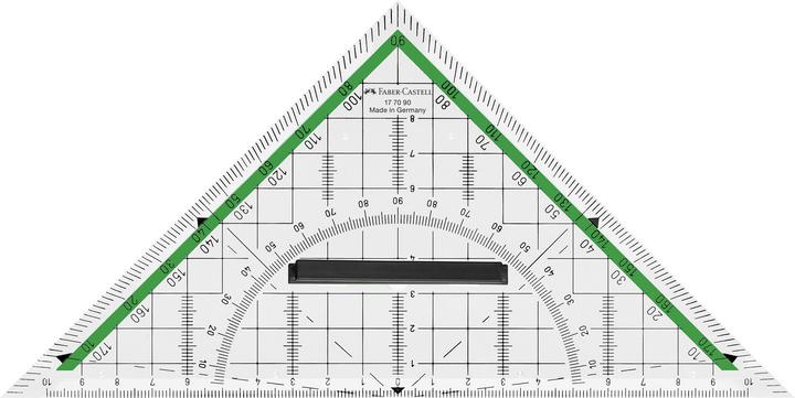 Produktbild Faber-Castell Geodreieck 20 cm mit Griff (227 mm)