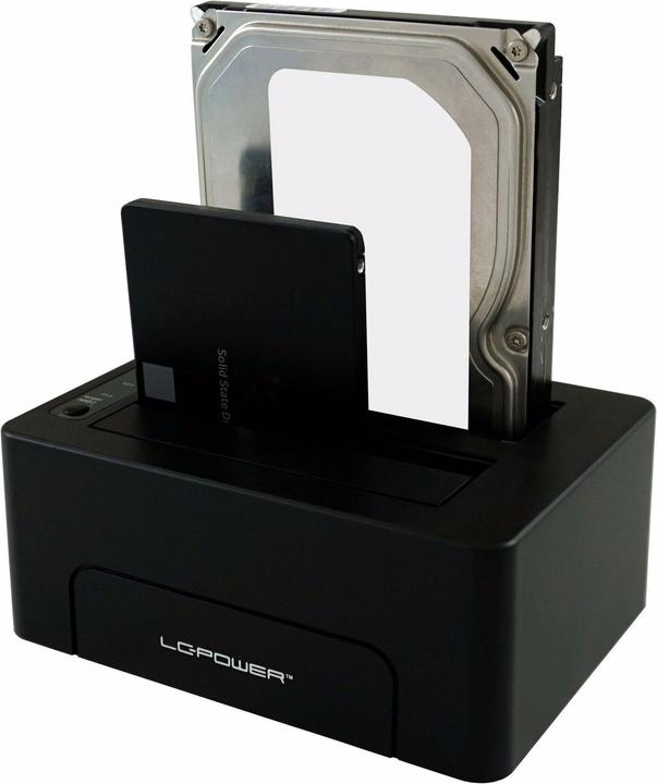 Produktbild LC-Power Dockingsstation LC-DOCK-C (USB-C, 2 Ports)