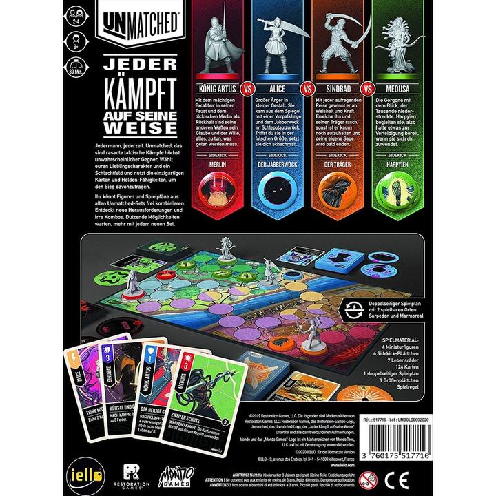 Produktbild Unmatched: Kampf der Legenden (Deutsch)