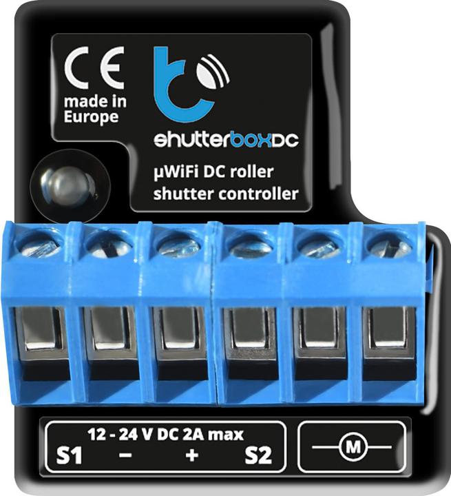 Produktbild BleBox WLAN-Jalousieaktor shutterBox DC (Rolladenaktor)