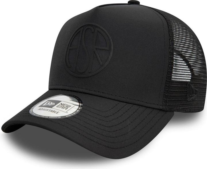 New Era A-Frame Mesh Trucker Cap - AS Roma schwarz