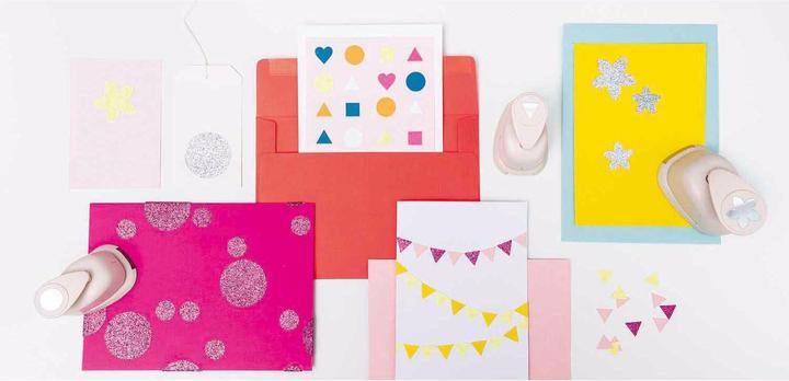 Image du produit Rico Design Papier pailleté Papier poésie Bonbons (180 g/m², 10 x)