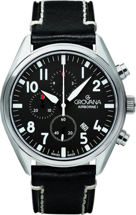 Immagine prodotto Grovana Collezione Airborne I Chrono - Orologio crono svizzero (Fatto in Svizzera)