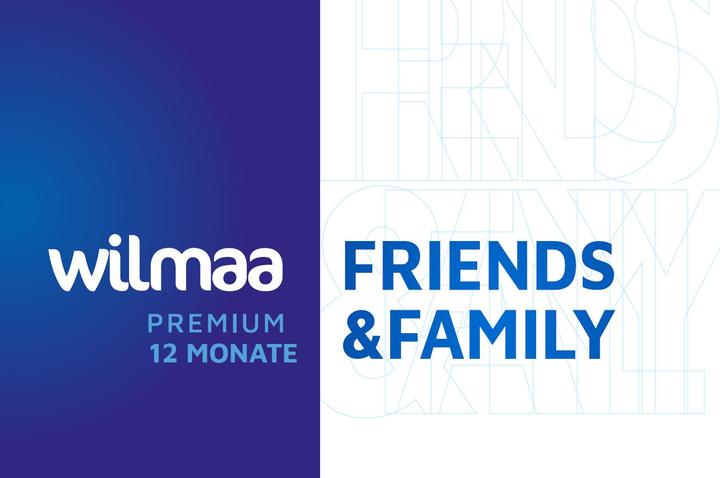 Produktbild Wilmaa Abo Premium Friends & Family 12 Monate, bis 4 Benutzer (Andere)