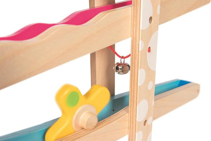 Actual product image Goki Wood marble track with figures