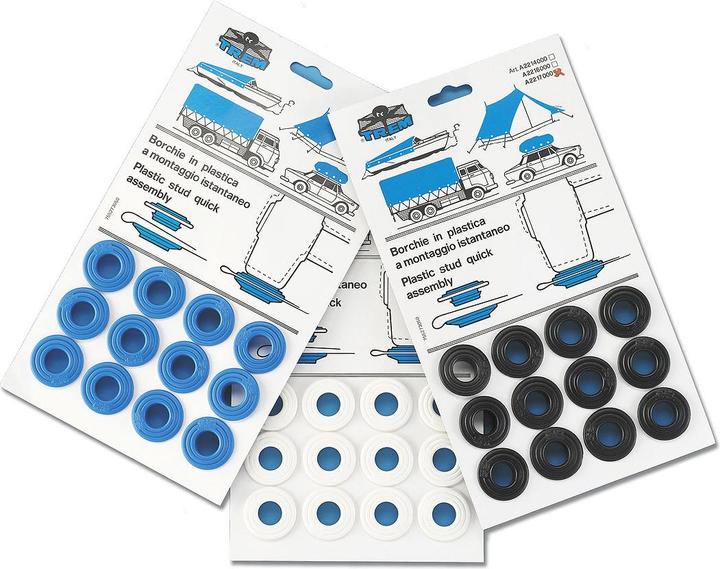 Actual product image Compass Tarpaulin eyelets per 12 pcs