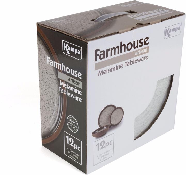 Produktbild Kampa Outdoor-Geschirrset Farmhouse Set 12-teilig