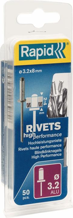 Immagine prodotto Rapid Rivetto cieco universale Ø 3,2 x 8 mm
