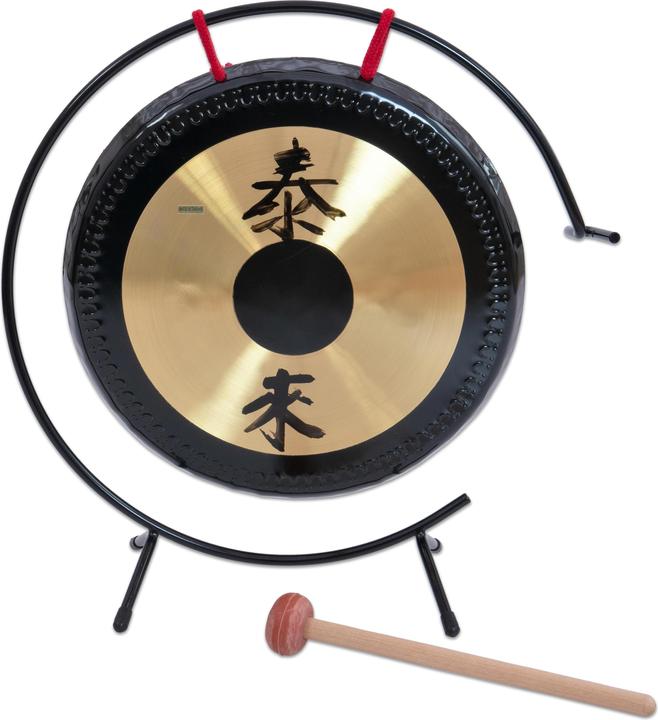 Actual product image Betzold Musik Table gong with metal stand (Bell)