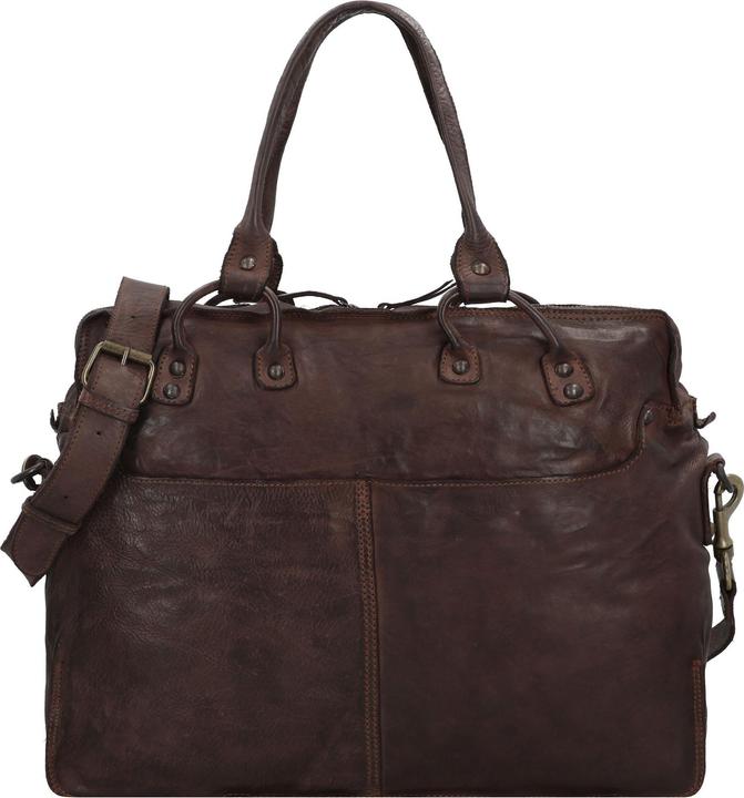 Harolds Submarine Aktentasche Leder 40 cm Laptopfach