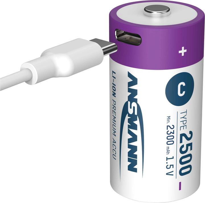Actual product image Ansmann Baby C (2 pcs., C, 2300 mAh)