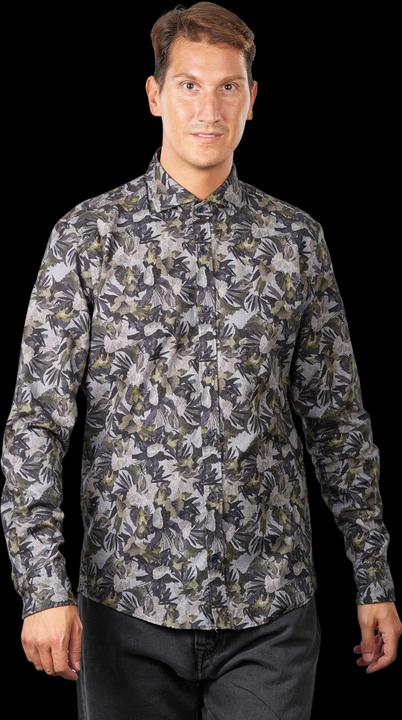 Produktbild Joop! Jeans Long Sleeve Hanjo Shirt Cotton Medium Grey (S)