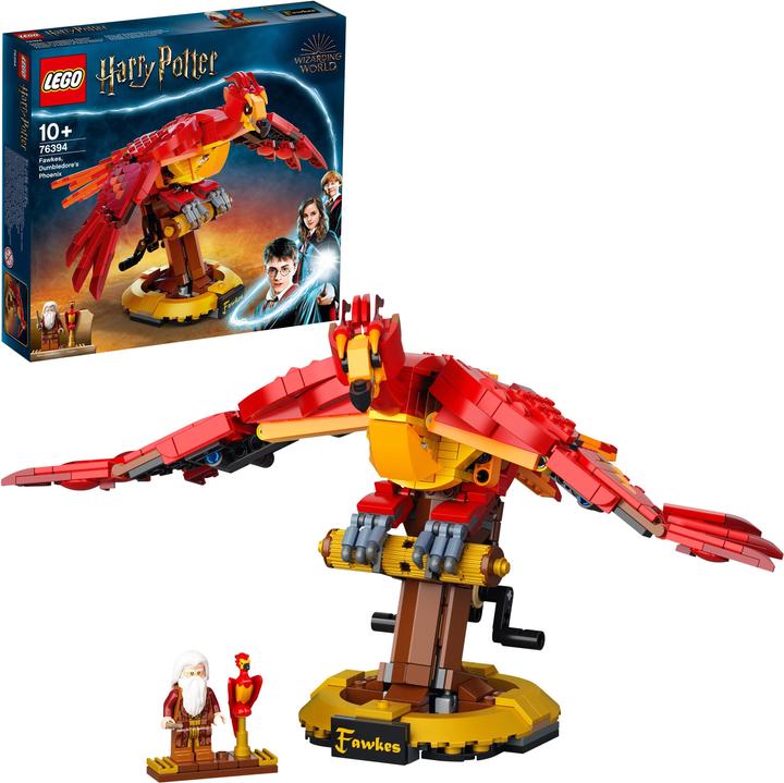 Produktbild LEGO Fawkes, Dumbledores Phönix (76394, LEGO Harry Potter, LEGO Seltene Sets)