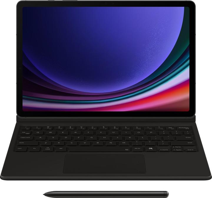 Samsung Galaxy Book Cover Keyboard mit AI (CH, Galaxy Tab S9, Galaxy Tab S9 FE, Samsung Galaxy Tab S10 FE)