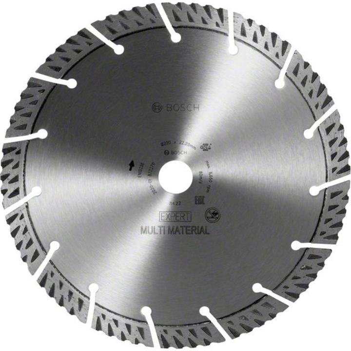 Produktbild Bosch Professional Zubehör EXPERT MultiMaterial Diamanttrennscheiben, 230 x 22,23 x 2,4 x 15 mm