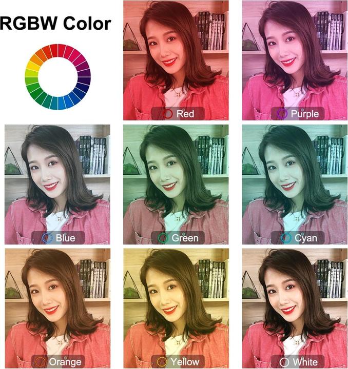 Image du produit Puluz PKT3050EU Lampe vidéo selfie RGB 30cm (éclairage annulaire)