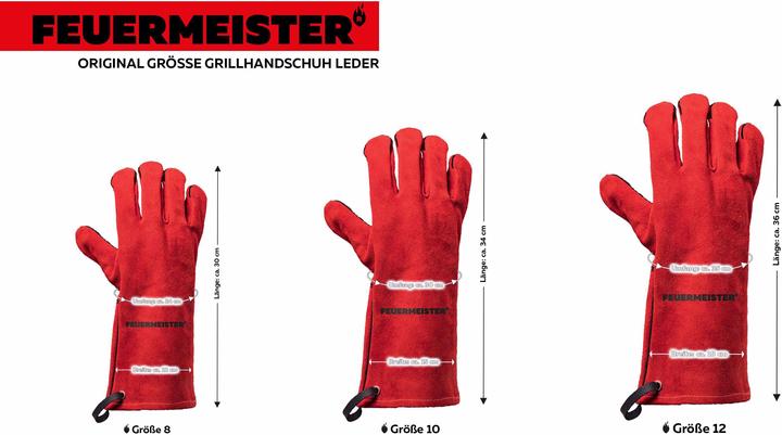 Immagine prodotto Feuermeister Premium BBQ (Kevlar, Pelle spaccata)