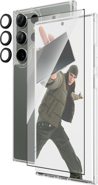 Actual product image PanzerGlass Bundle Ultra Wide FIt Glass + Case + Lens (1 Piece, Samsung Galaxy S24 Ultra)