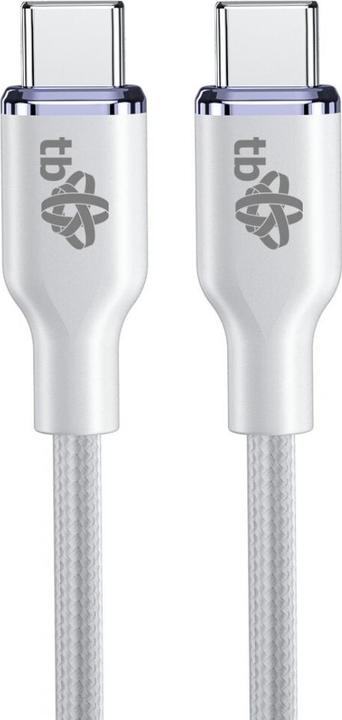Câble USB-C vers USB-C 60W Glamour 1,5m blanc (1.50 m, USB 3.0)