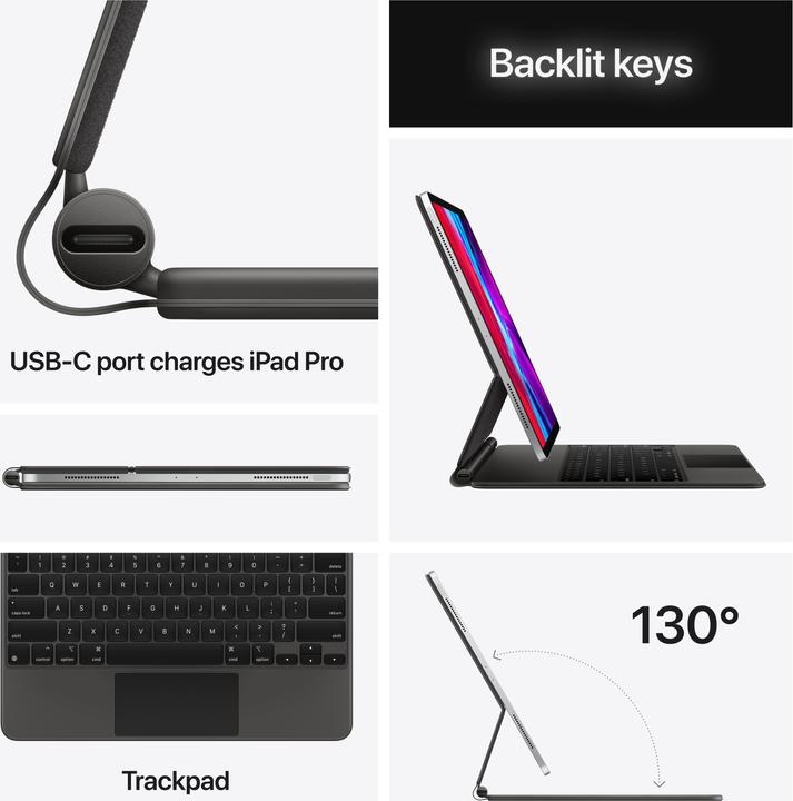 Produktbild Apple Magic Keyboard (CH, iPad Pro 12.9 2018 (3. Gen), iPad Pro 12.9 2020 (4. Gen))
