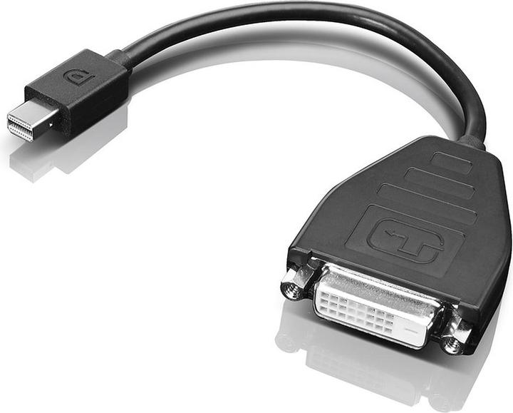 Actual product image Lenovo 0B47090 Videokabel-Adapter 0,2 m Mini-DisplayPort SL-DVI Schwarz