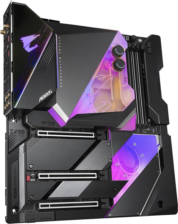 Image du produit Gigabyte Z490 Aorus Xtreme Waterforce (LGA 1200, Intel Z490, E-ATX)