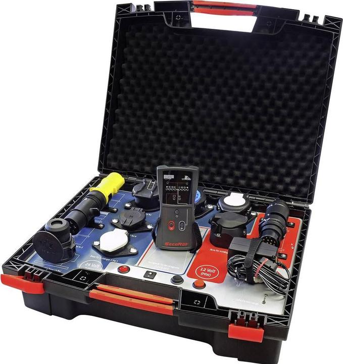 SecoRüt Profi Funk Anhängerprüfkoffer 12+24 Volt