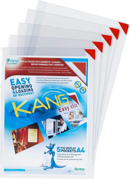 Produktbild Tarifold Selbstklebetaschen Kang (A4, 5 x)