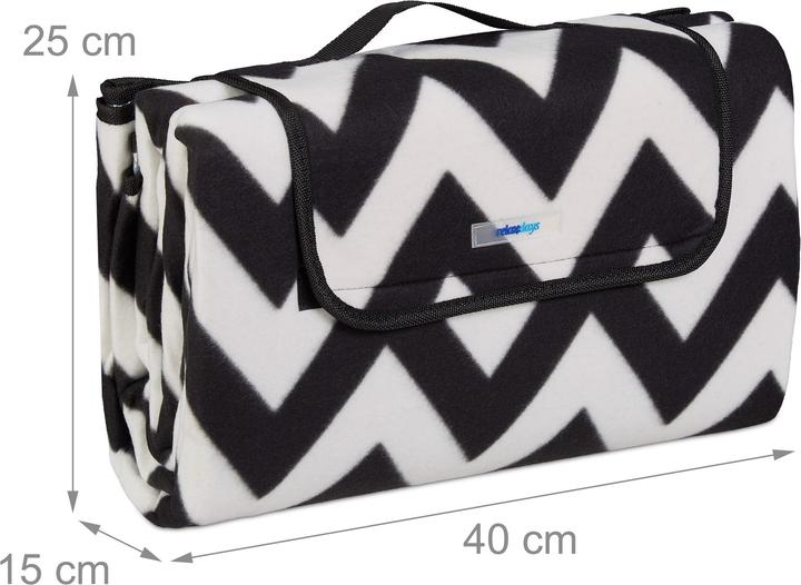 Actual product image Relaxdays Picnic blanket