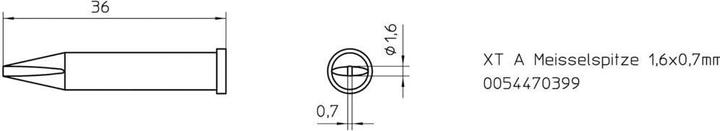 Image du produit Weller Erem Pointe à souder XT A (Panne de soudure)