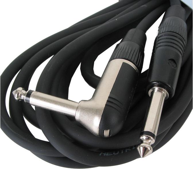 Produktbild Contrik Kabel 6.3Klinke/6.3Klinke 90° (6 m, 6.3mm Klinke (Jack))