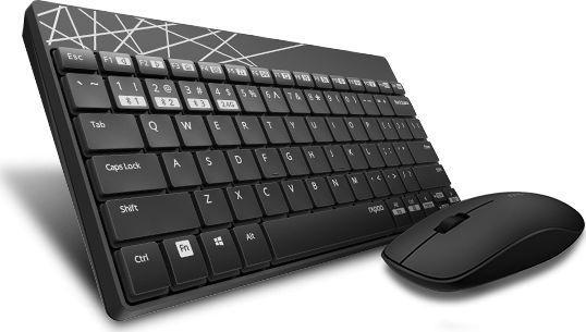 Image du produit Rapoo Kit sans fil multi-mode 8000M UI noir (ING. Int., Sans fil)