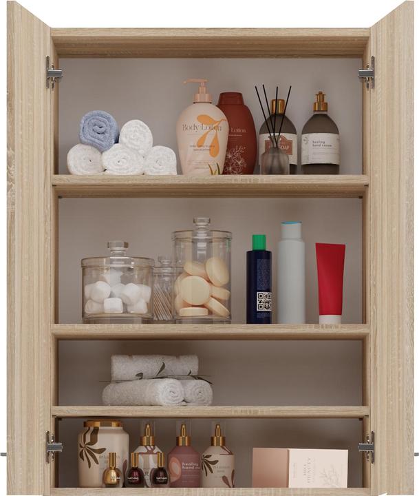 Produktbild Topeshop Waschmaschinenschrank POLA MINI DD 64x30xH90 Sonoma (64 x 30 x 90 cm)