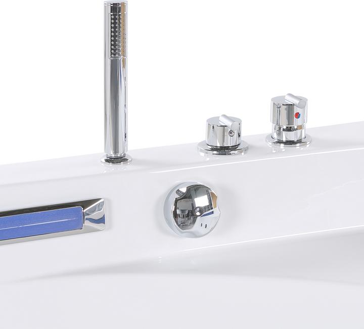 Produktbild Beliani Whirlpool Badewanne Eckmodell mit LED 211 x 150 cm CACERES (335 l, 211 cm, 150 cm)