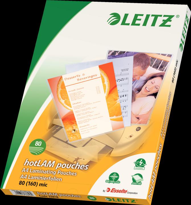 Image du produit Leitz Pochette en feuille d'aluminium plastifiée (A4, 100 pièce(s), 80 µm)