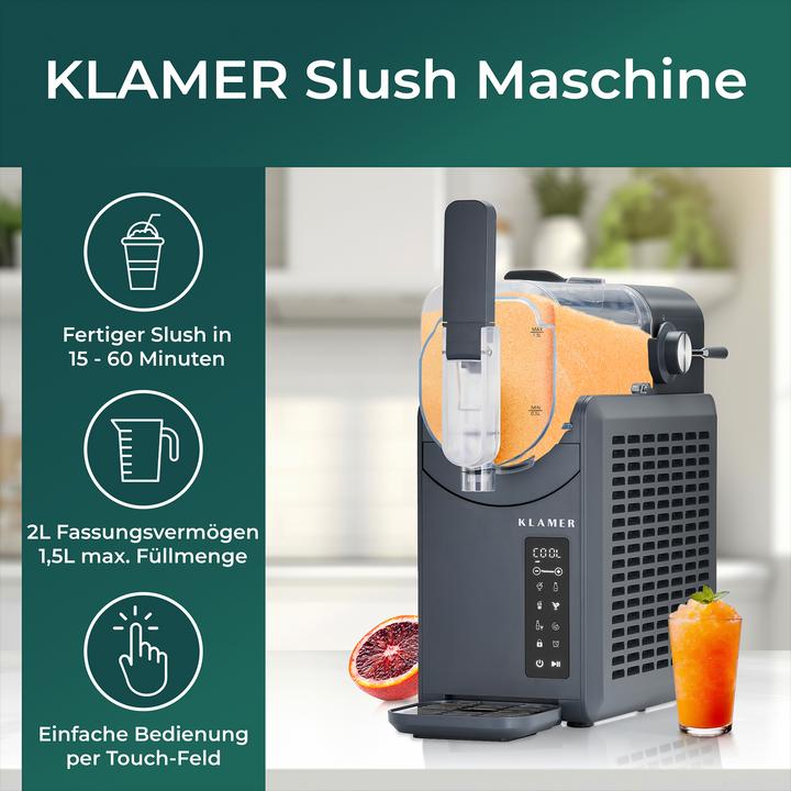 Actual product image KLAMER Slush machine
