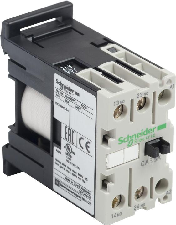 Actual product image Schneider Electric Mini control relay 1NO+1NC,24VAC,10A