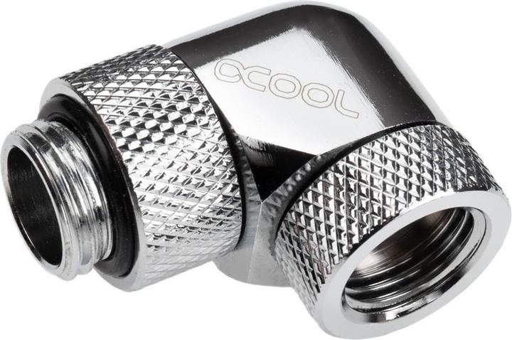 Image du produit Alphacool Adaptateur d'angle de glaçon pivotant à 90° G1/4 AG à G1/4 IG