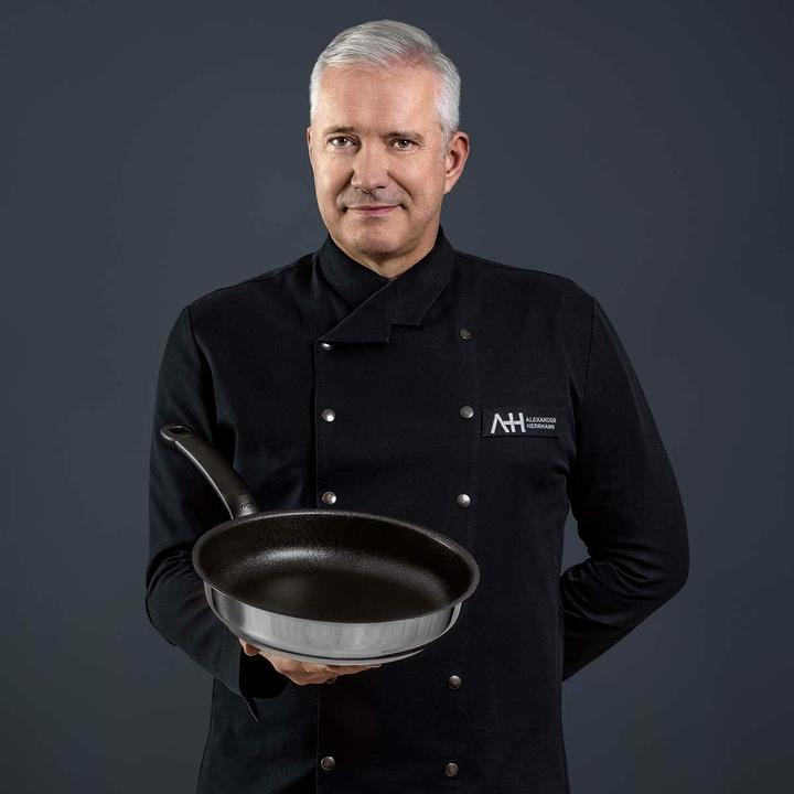 Actual product image Fissler Frying pan adamant prem. 24cm (24 cm, Frying pan, Stainless steel)