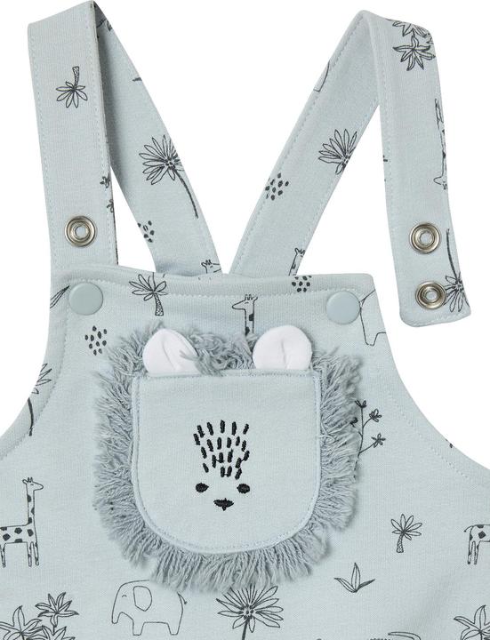 Image du produit Vertbaudet Baby-Set: Latzhose, Body & Halstuch, Dschungelmotive (62)